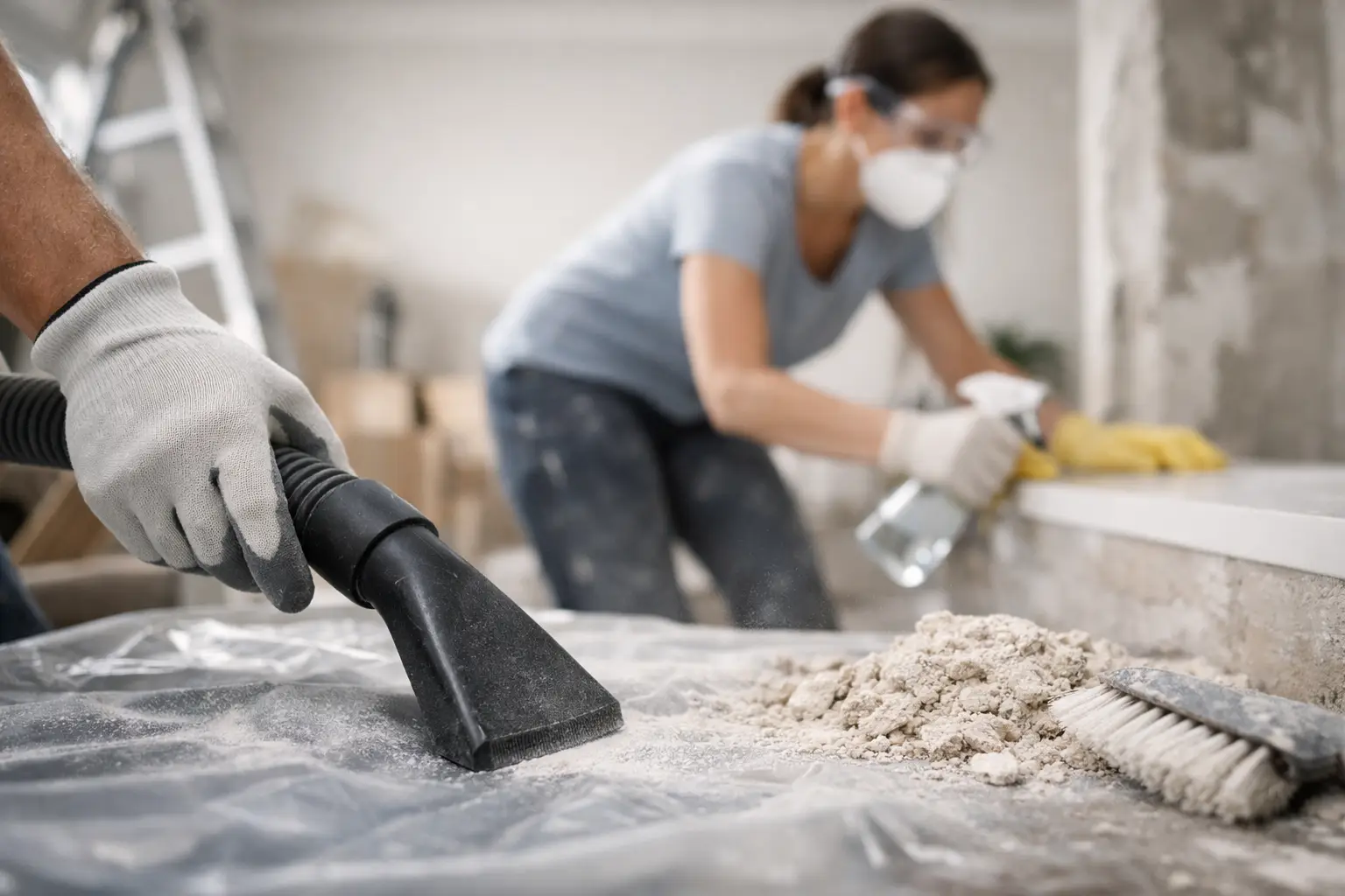 How to Remove Renovation Dust Without Spreading It